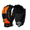 <b>MG290FO</b>- Deer Skin Mechanic Unlined Gloves- Hi-Viz Orange