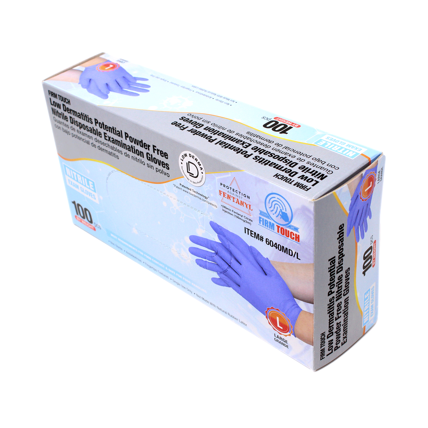 Noble Products Powder-Free Disposable Exam Grade Nitrile 4 Mil